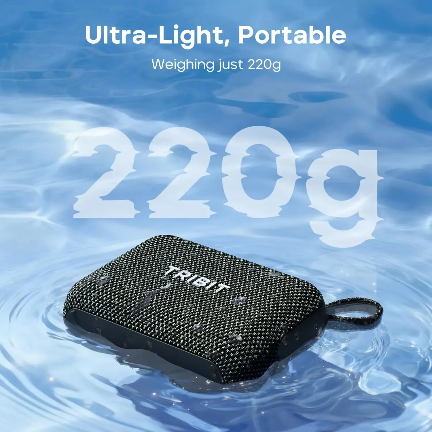 Enceinte Tribit PocketGo - ultra légère