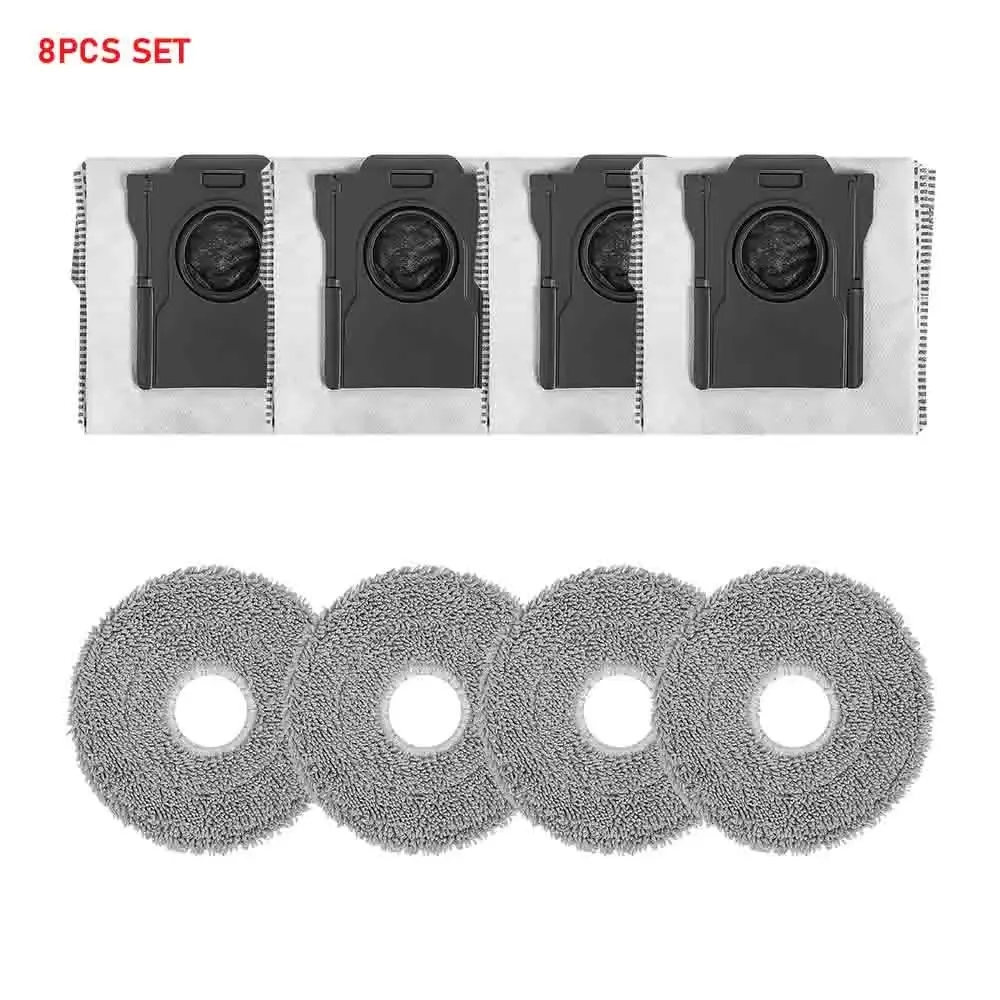 Chiffons de nettoyage, sacs à poussière, brosses principales et latérales et filtres pour Dreame X50 Pro / X50 Ultra / X50 Master / L40S Pro Ultra / L50 Pro Ultra / MOVA V50 Ultra 11