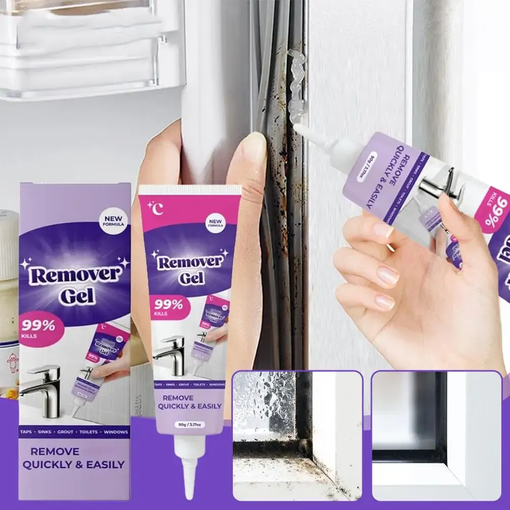 Gel nettoyant puissant pour carrelage mural, scellant pour joints, salle de bains et cuisine, lot de 3 pièces 4