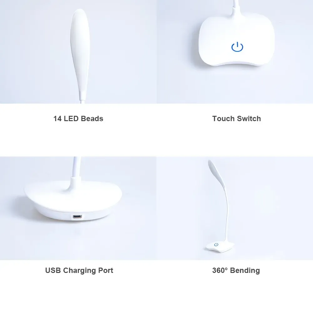 Lampe LED éclairant un espace de travail