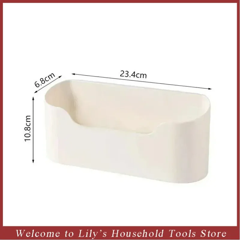 Support de rangement adhésif mural pour cuisine, boîte de rangement multifonctionnelle pour porte d'armoire sous évier, étagère à tiroir, organisateur de salle de bains 8