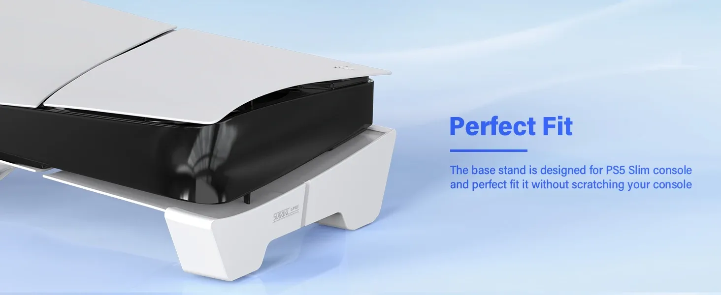 Support horizontal pour PS5 Slim, installation