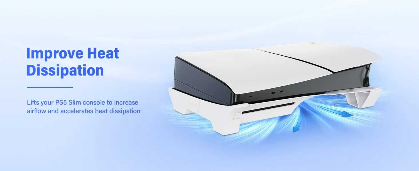 Support horizontal pour PS5 Slim, vue finale