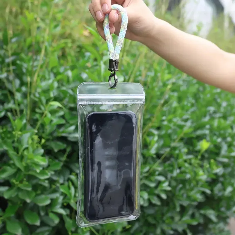 Sac étanche universel pour smartphone 6,3 à 7,2 pouces, étui transparent pour la natation et les activités aquatiques 4