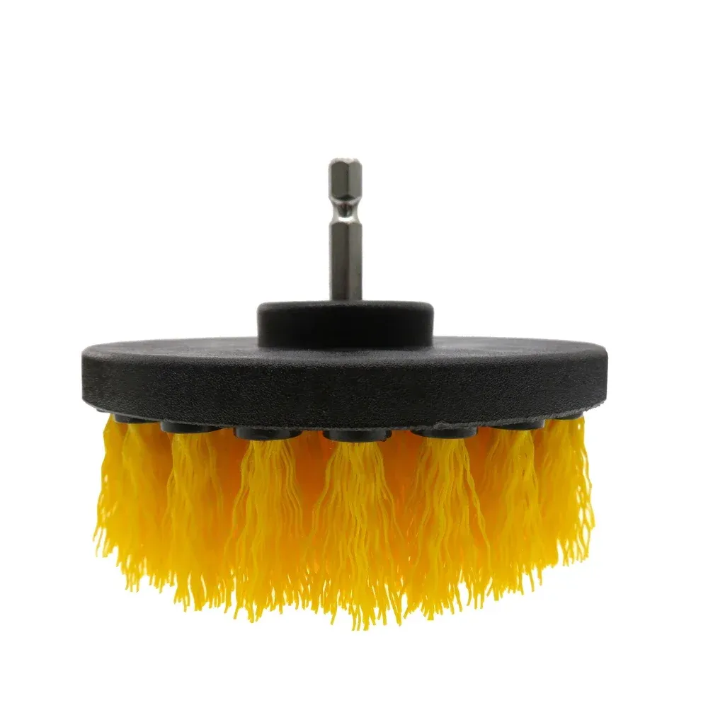 Ensemble de brosses électriques 3,5/4/5 pouces, 1 pièce, brosse de nettoyage pour tapis, cuisines et salles de bains, compatible perceuse 9
