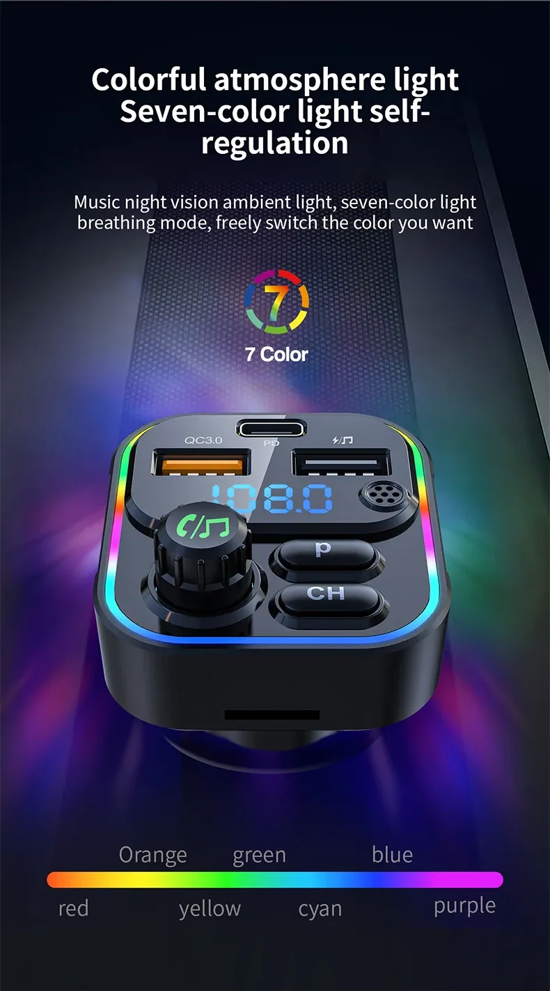Transmetteur FM Bluetooth intégré dans l'habitacle