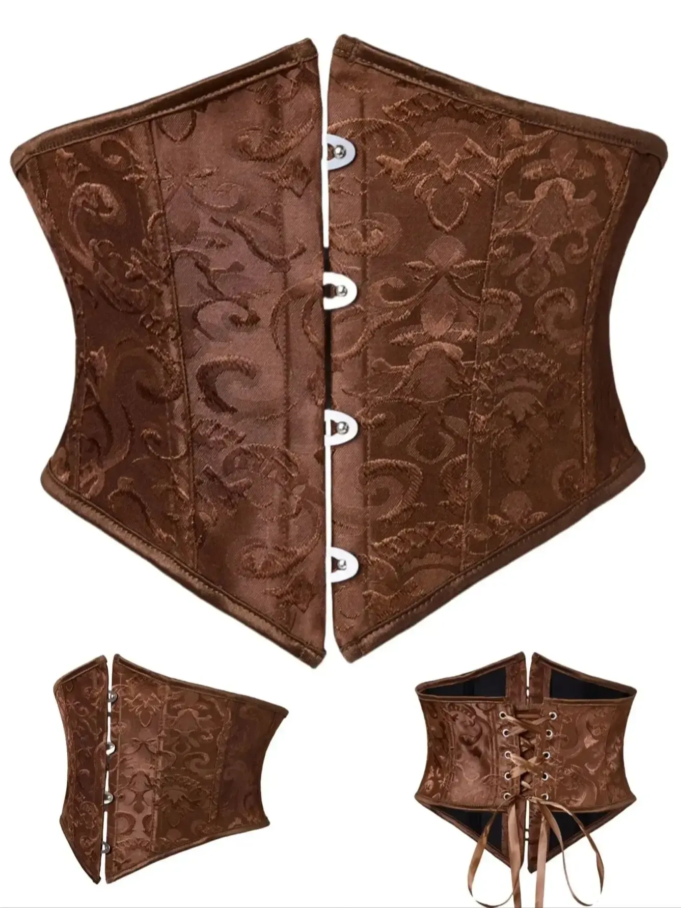 Détail du design de la ceinture corset