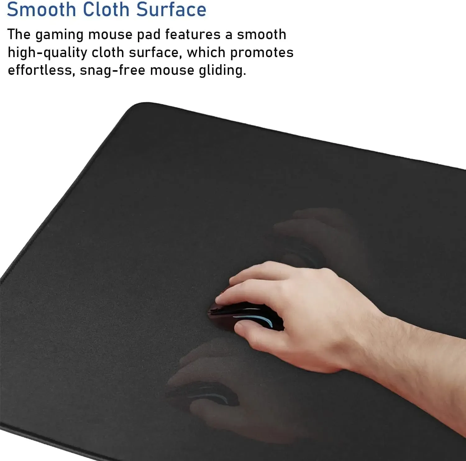 Tapis de souris gaming noir grand format, 900 x 400 mm 4