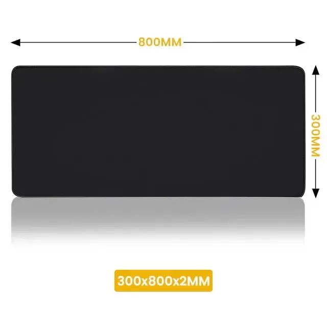Tapis de souris gaming noir grand format, 900 x 400 mm 7