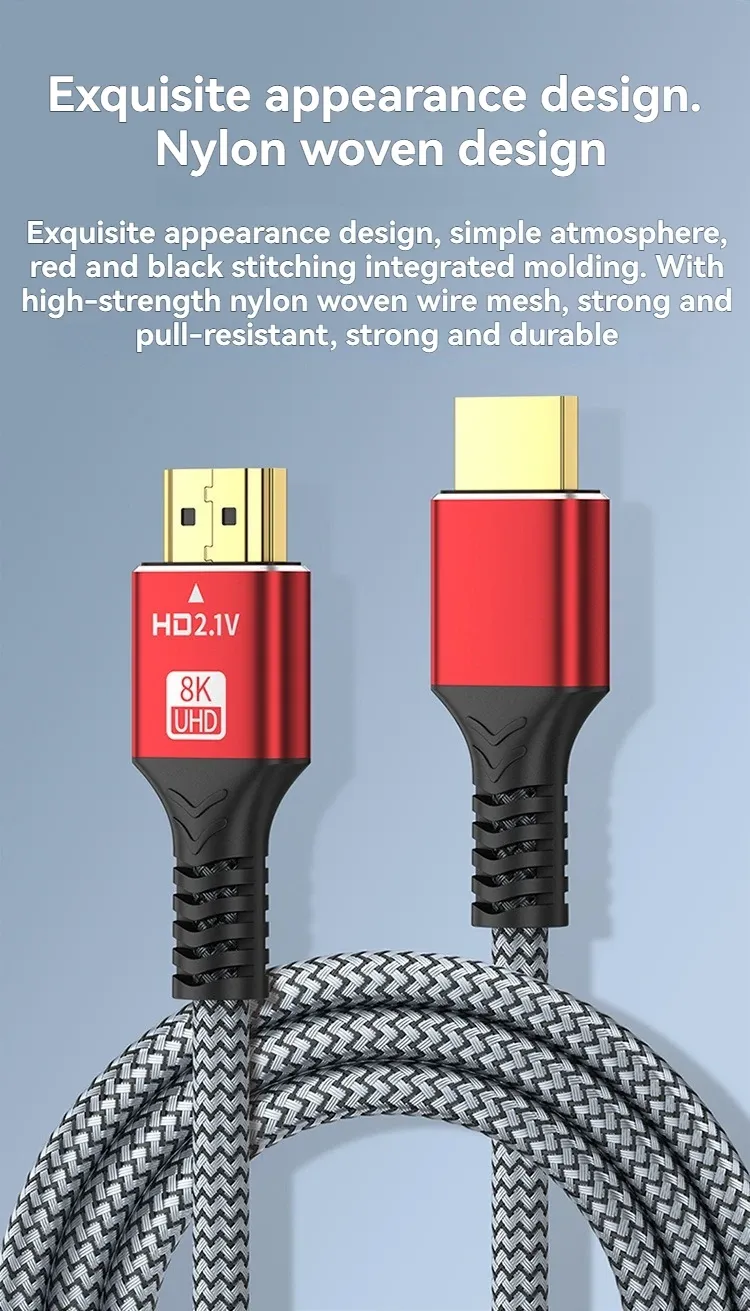 Câble HDMI MINGCVIL connecté à un téléviseur