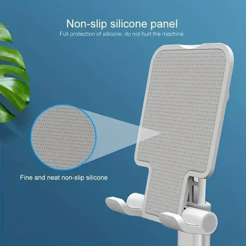 Support de téléphone portable pliable et télescopique multifonctionnel pour bureau et chevet 4