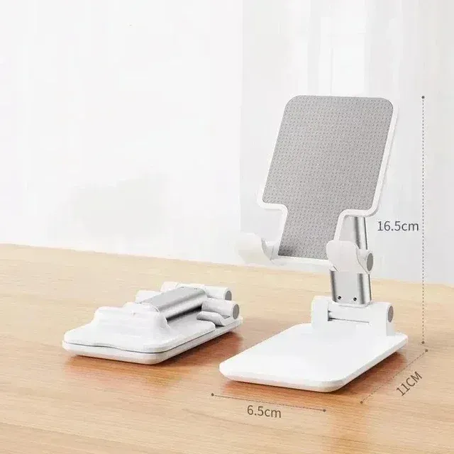 Support de téléphone portable pliable et télescopique multifonctionnel pour bureau et chevet 8