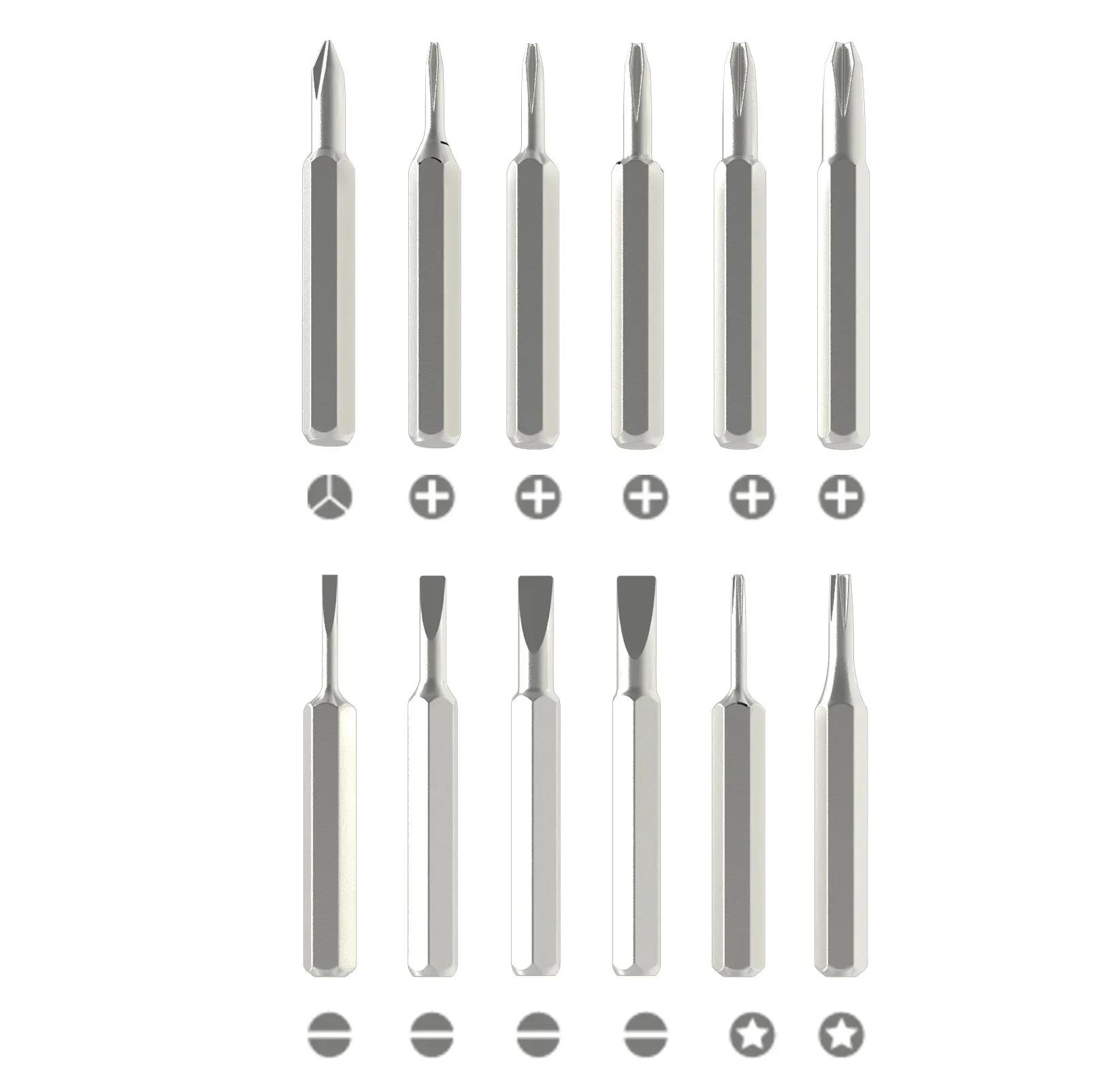 Jeu de tournevis de précision magnétique 25 en 1 avec mini jeu de tournevis de poche 24 pièces, kit de réparation pour téléphone portable, PC et appareil photo 5