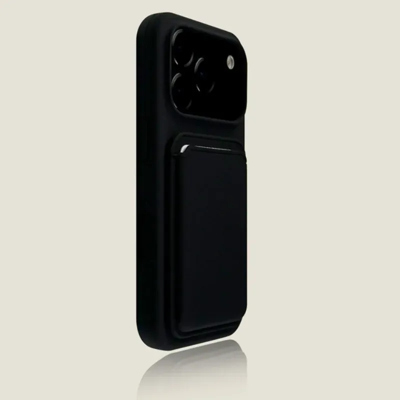 Coque de luxe en silicone liquide magnétique