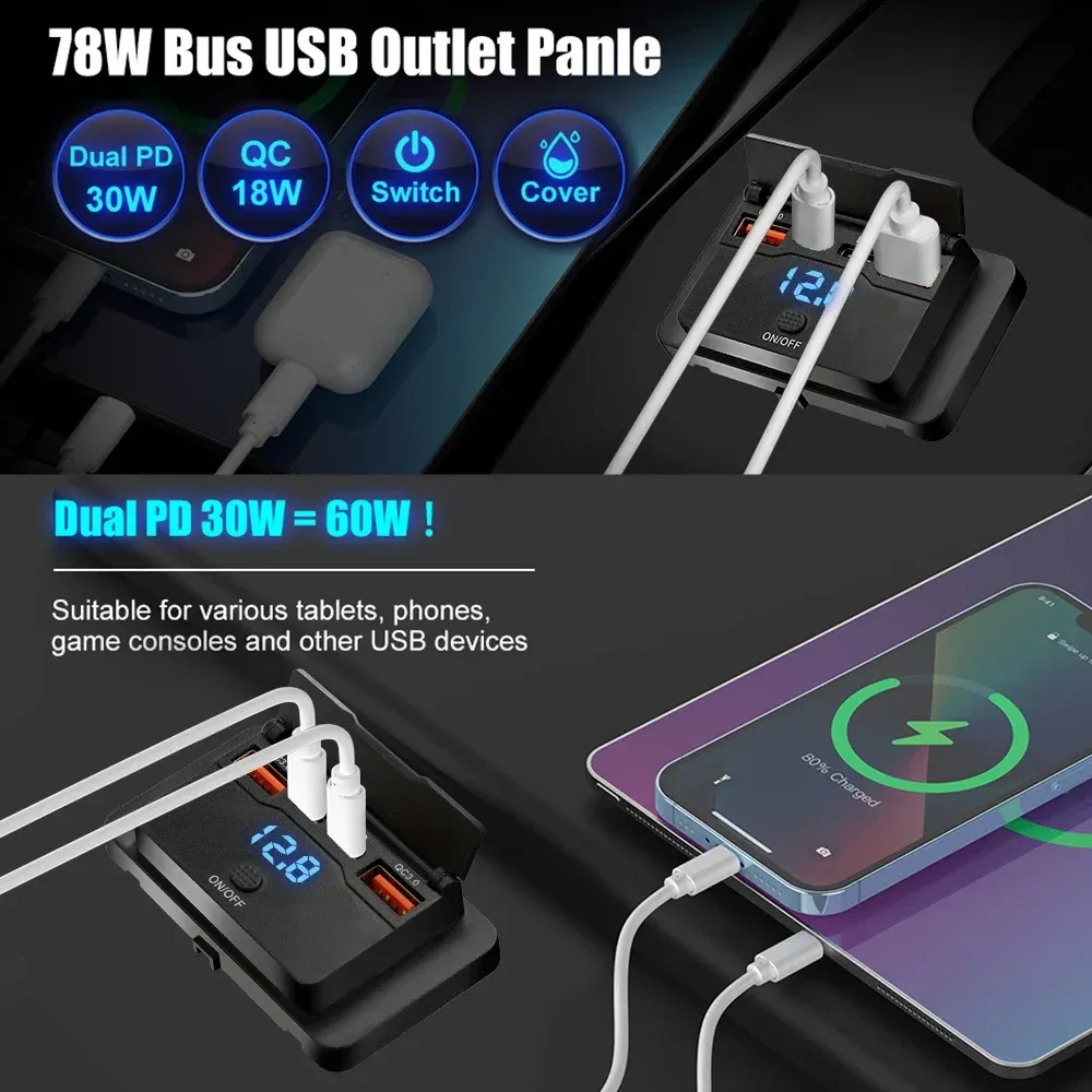 Chargeur de voiture sous tous angles
