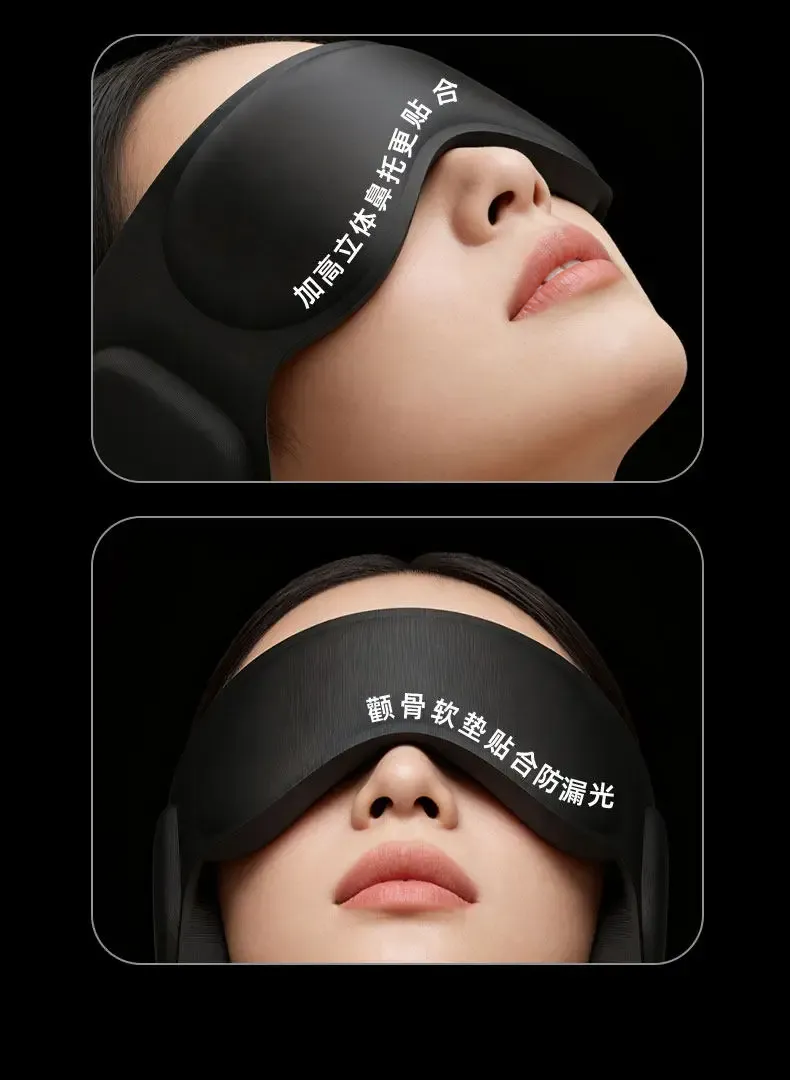 Masque oculaire lesté 3D, ajustement