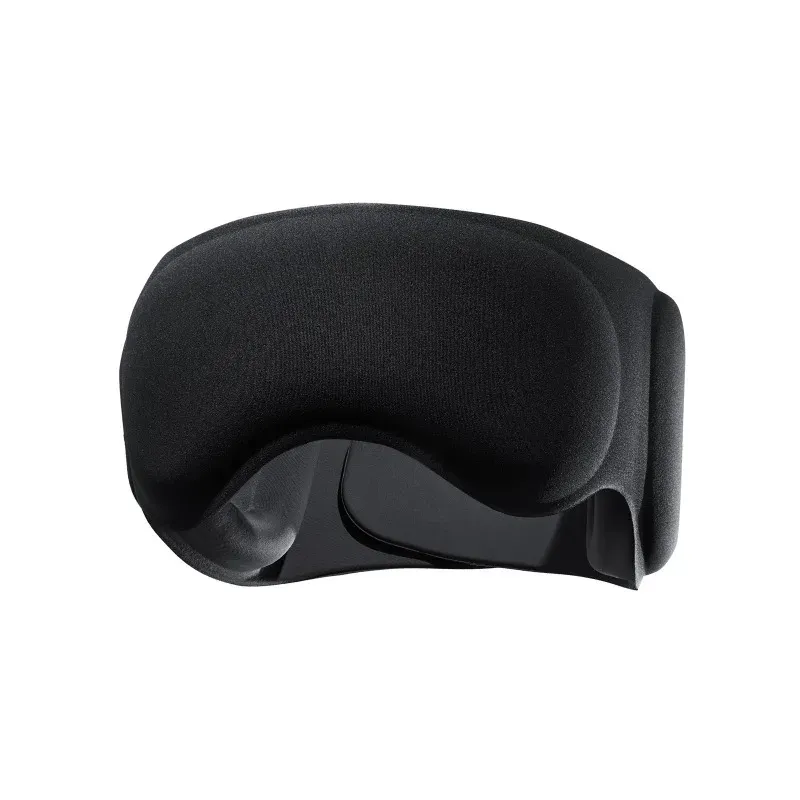 Masque de sommeil lesté 2-en-1 en 3D, couverture intégrale avec cache-oreilles anti-bruit et anti-lumière, pour dormeurs latéraux 7