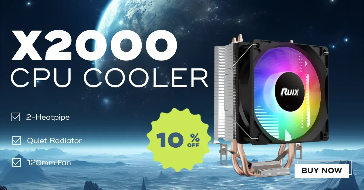 Refroidisseur de processeur Ruix X2000 Air