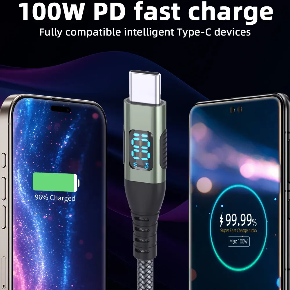 Câble USB-C vers USB-C BCVS, vue d'ensemble