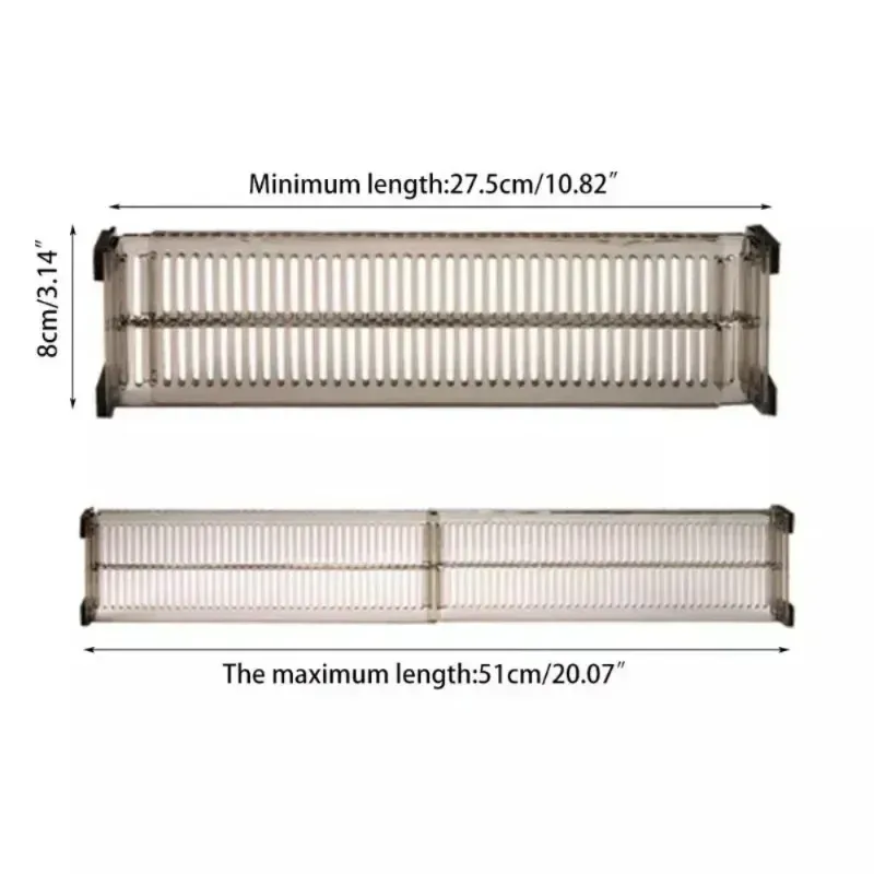 Séparateur de tiroir réglable sans perçage, lot de 2 6