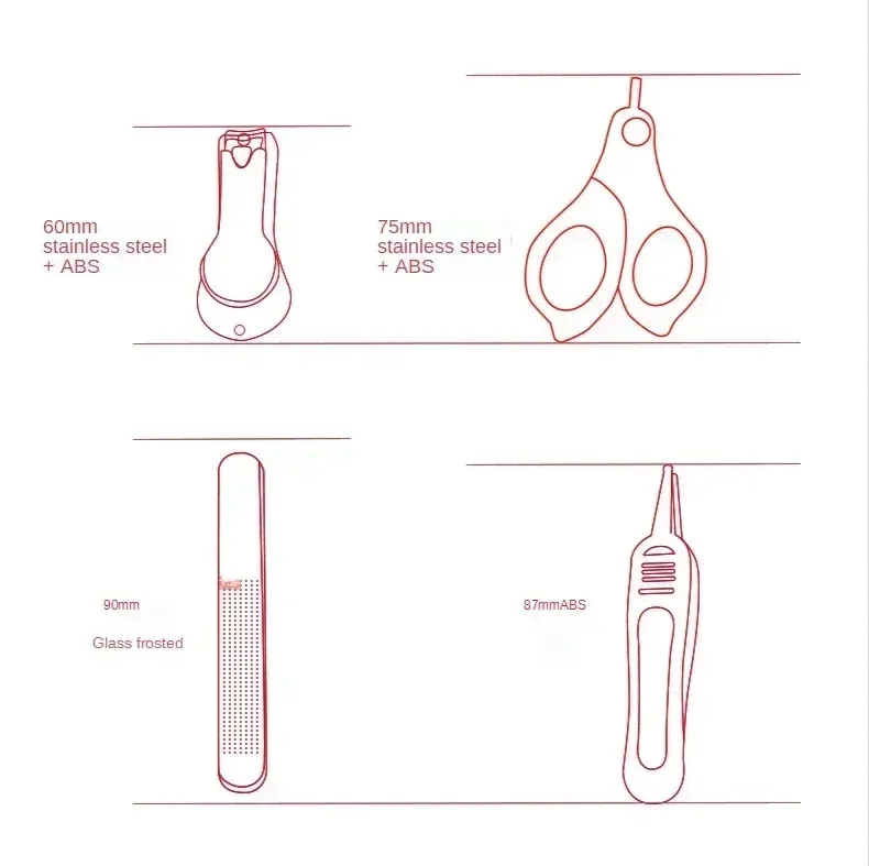 Kit de manucure pour enfants, présentation finale