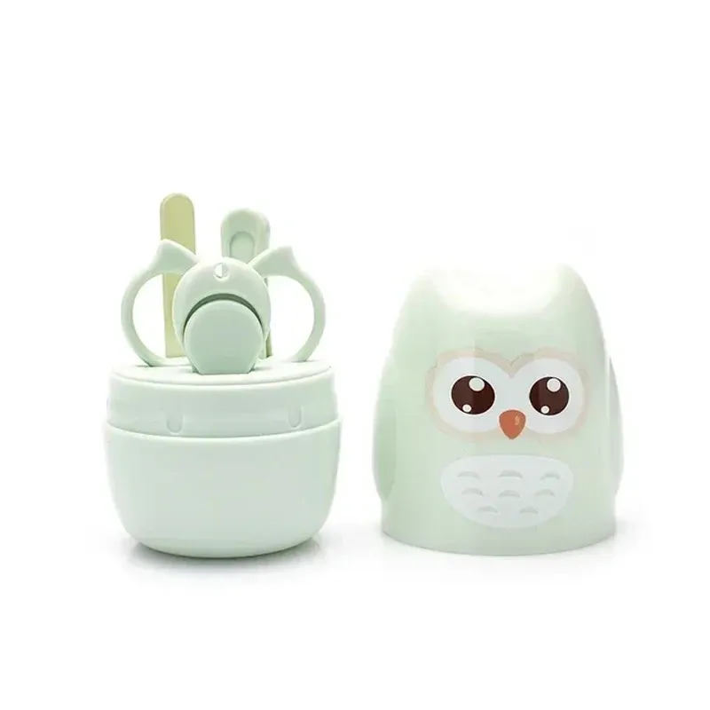 Kit de manucure pour bébé et enfant : coupe-ongles sécurisé et portable, ciseaux et pince à épiler avec étui 9