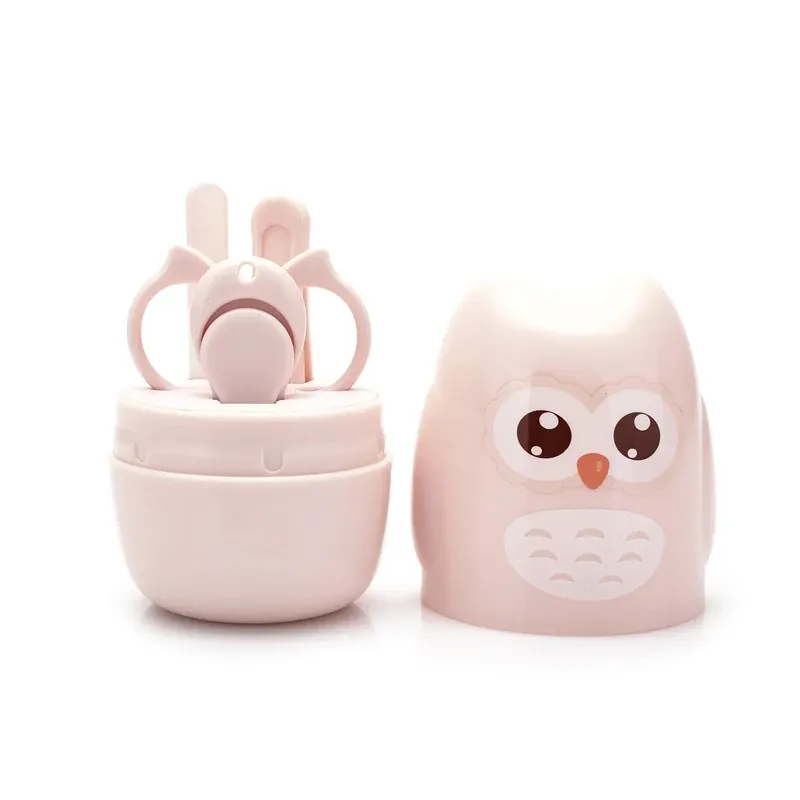 Kit de manucure pour bébé et enfant : coupe-ongles sécurisé et portable, ciseaux et pince à épiler avec étui 8