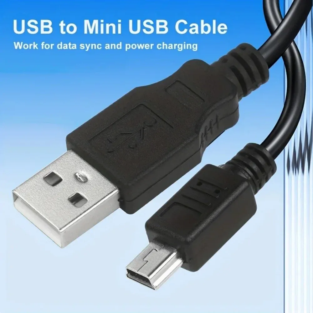 Câble de données USB Mini B vue détaillée