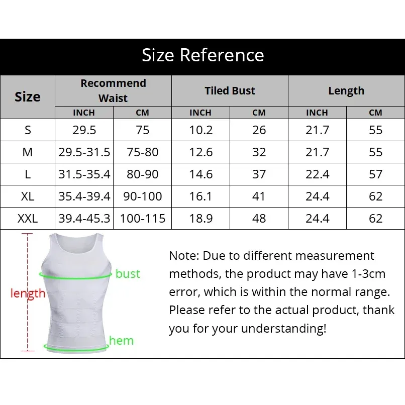 Gilet amincissant pour homme, gaine corset modelante, sous-vêtement de compression ventre 6