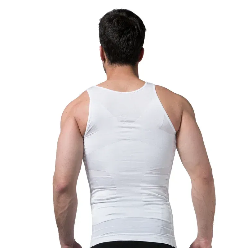 Gilet modelant homme, finitions