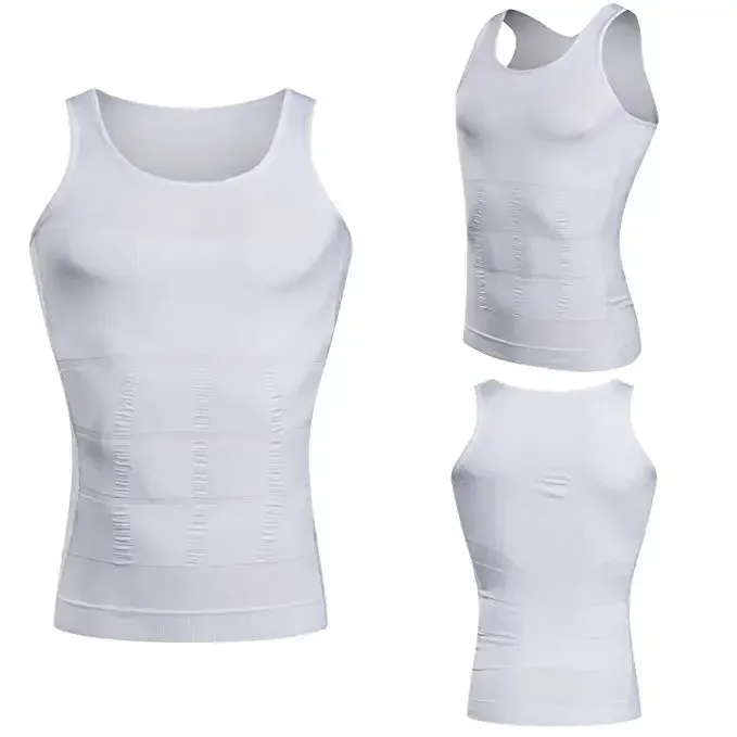 Gilet modelant homme, détail de confort