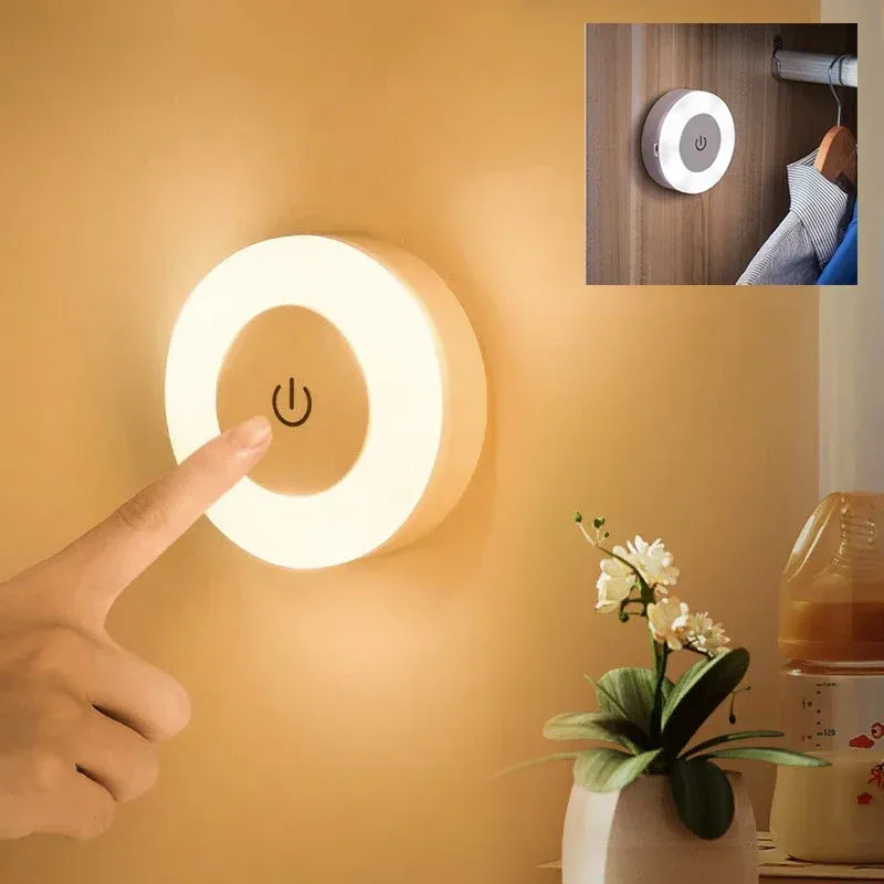 Veilleuse LED rechargeable USB portable pour salon et chambre 2