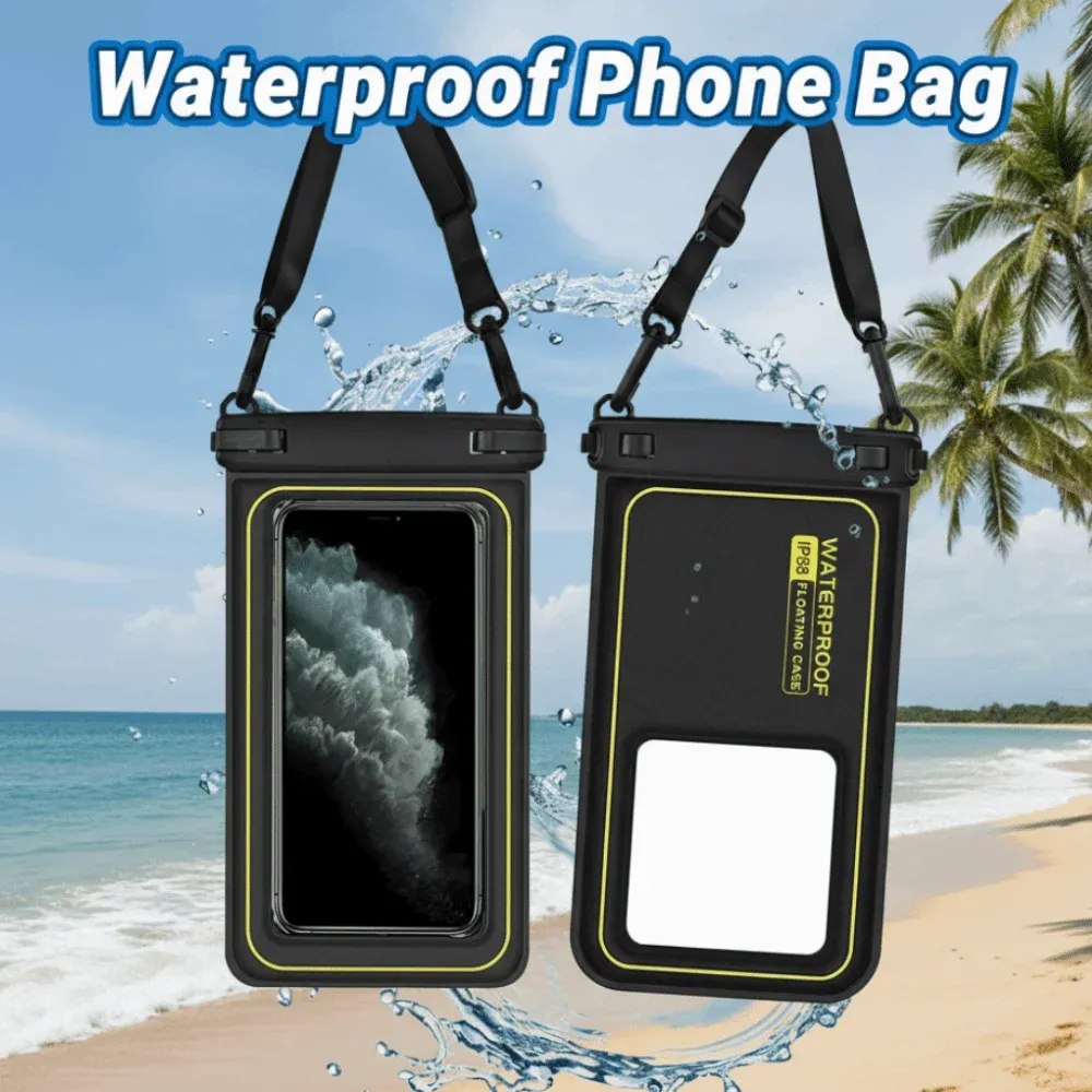 Pochette étanche pour téléphone en situation
