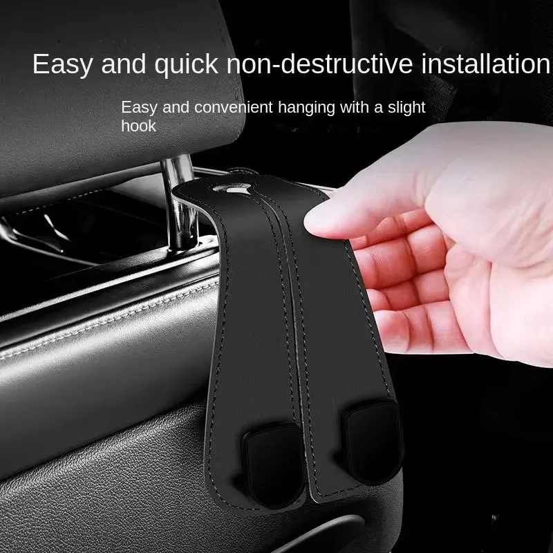 Crochets de fixation pour appuie-tête de voiture, supports pour sacs, organisateurs de dossier de siège, attaches rapides pour voiture 3