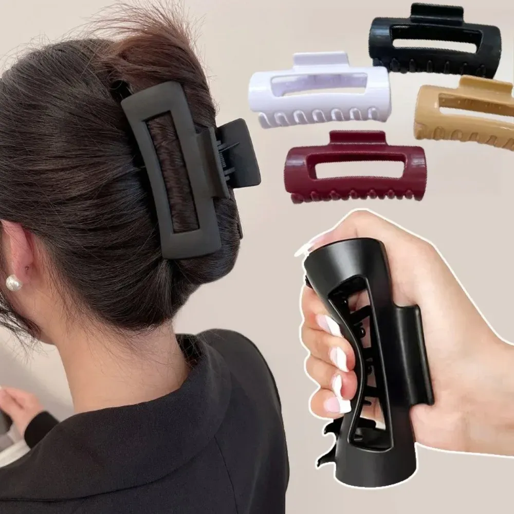 Pinces à cheveux souples en silicone, grandes pinces antidérapantes et pliables | Pinces souples pour cheveux fins et épais - Image 1