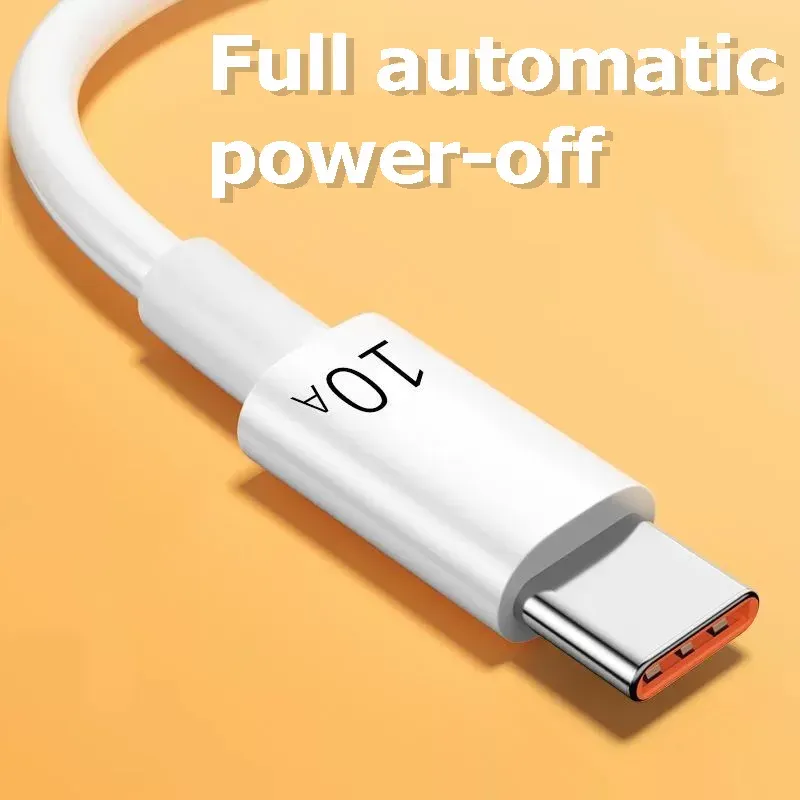 Câble USB vers USB-C 120W 10A pour charge rapide, longueurs 0,3 m / 1 m / 1,5 m / 2 m, compatible Android, Huawei P30, Honor et Xiaomi Redmi 6