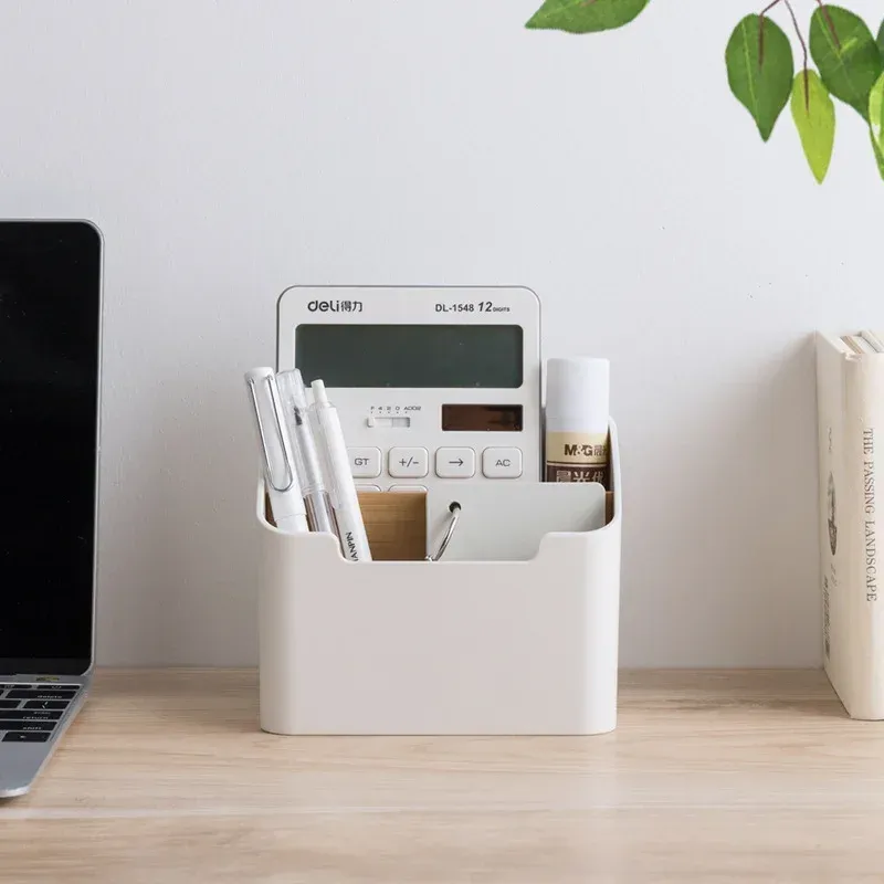 Boîte de rangement multifonction pour télécommandes de téléviseur, climatiseur, cuisine et bureau, avec compartiments 3