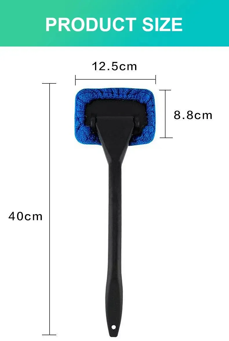 Nettoyage de vitre intérieure de voiture