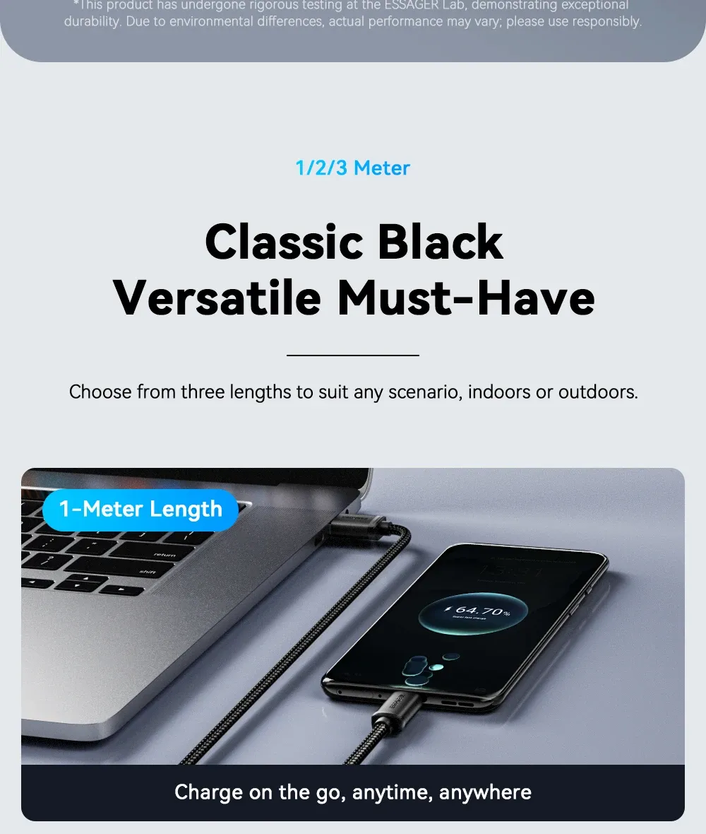 Câble Micro USB Essager, présentation complète