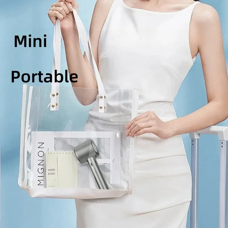 Mini ventilateur portatif sans pales à 120 vitesses, rechargeable, avec refroidissement instantané et mode glace 6