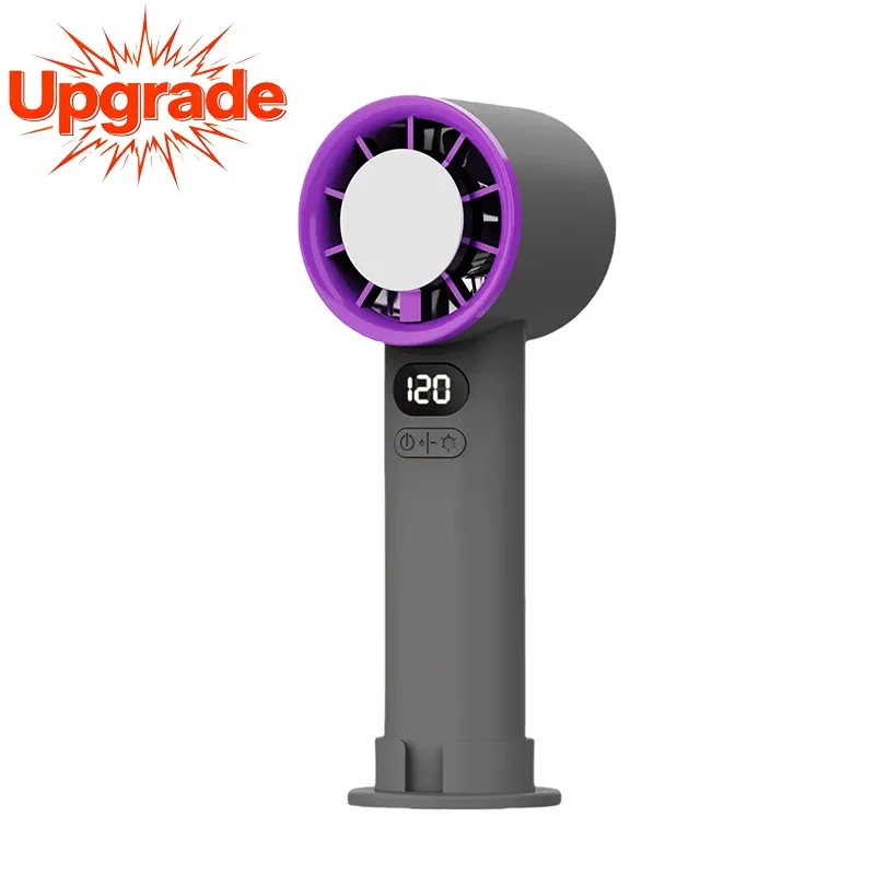 Mini ventilateur portatif sans pales à 120 vitesses, rechargeable, avec refroidissement instantané et mode glace 13