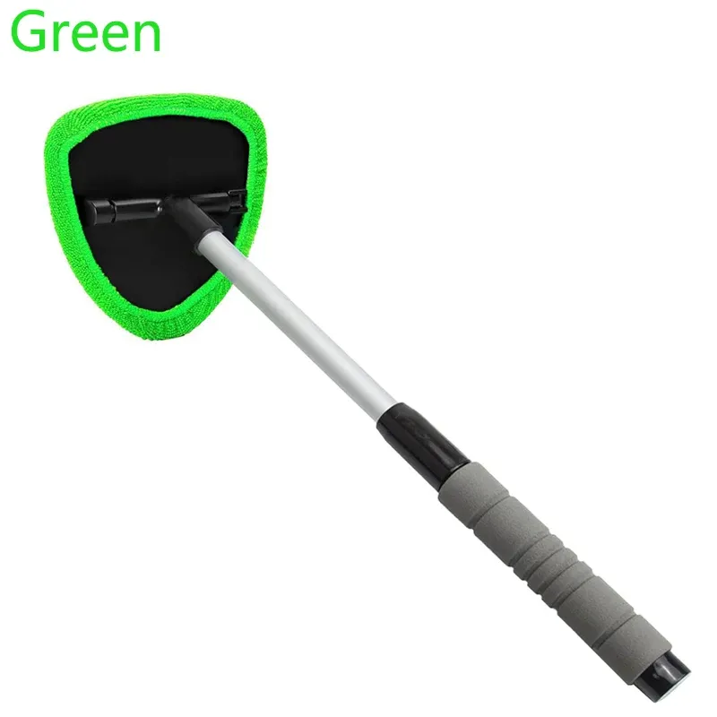 Ensemble de brosses de nettoyage de pare-brise de voiture en microfibre télescopique 7