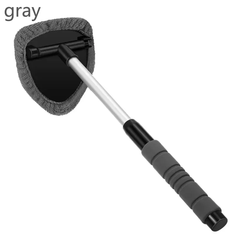 Ensemble de brosses de nettoyage de pare-brise de voiture en microfibre télescopique 8
