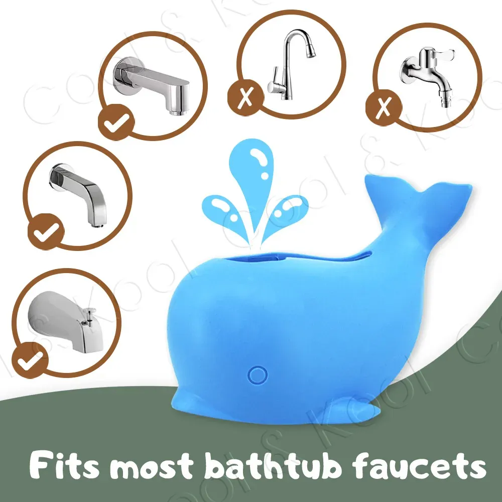 Cache-robinet en silicone pour bébé au bain
