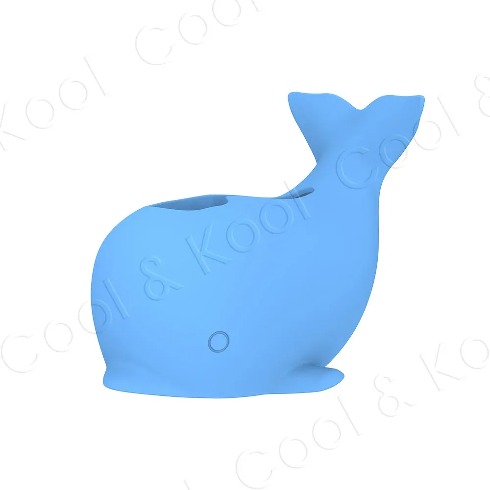 Protège-robinet baleine en silicone souple, protection anti-chocs pour le bain de bébé 7