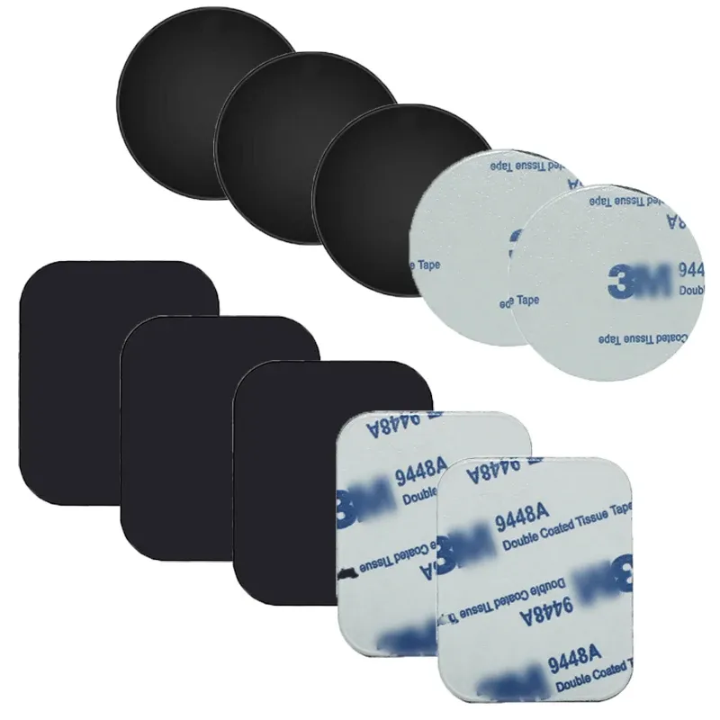 Plaques magnétiques noires pour support de téléphone de voiture
