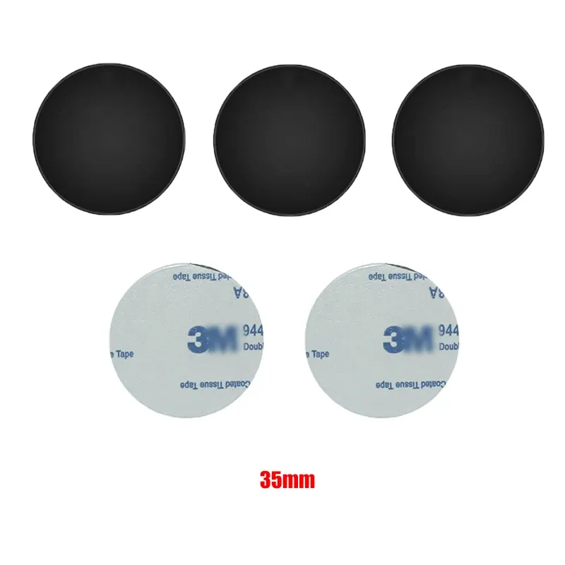 Plaque de disque en métal (lot de 5) pour support magnétique de téléphone de voiture, feuille de fer noire autocollante, accessoires auto 7
