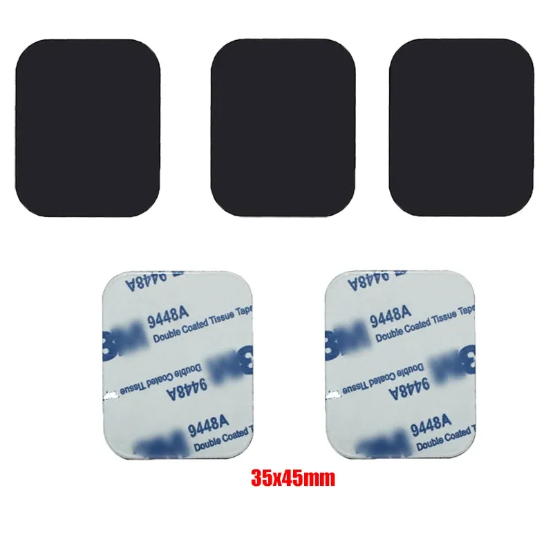 Plaque de disque en métal (lot de 5) pour support magnétique de téléphone de voiture, feuille de fer noire autocollante, accessoires auto 11