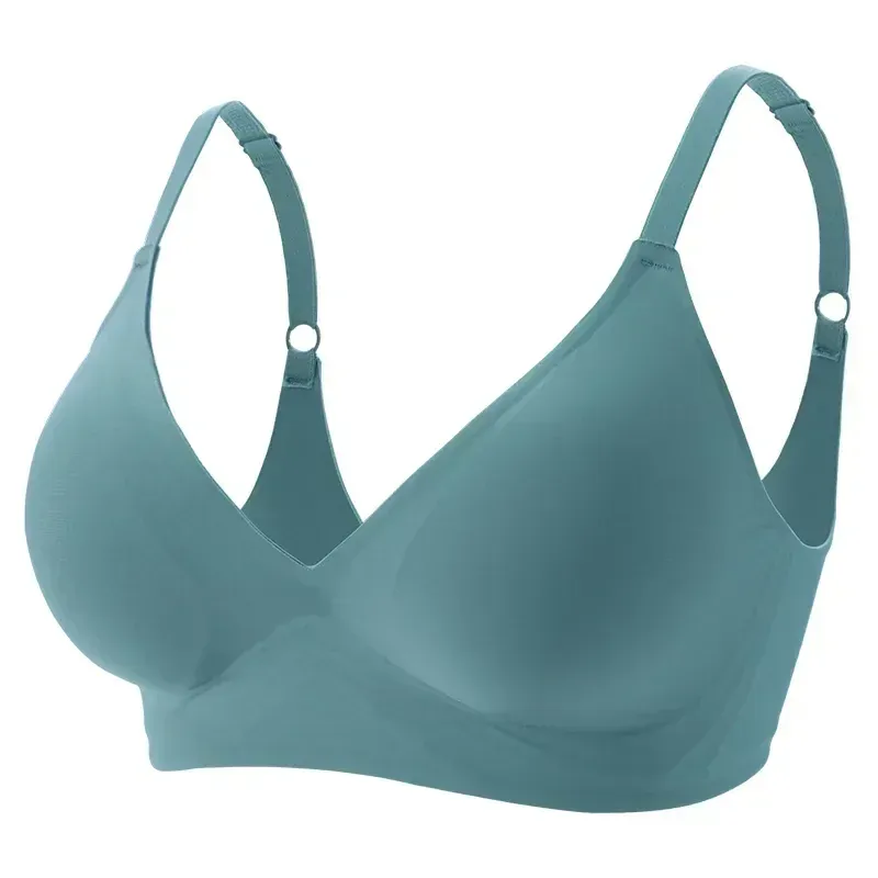 Soutien-gorge sans couture en latex pour femme, brassière sans armatures, rembourrée et amovible, idéal pour le sommeil, vendu à l'unité