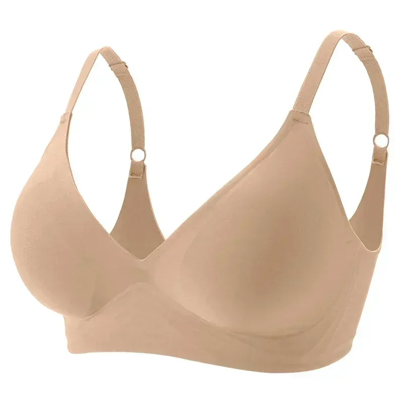 Soutien-gorge sans couture en latex pour femme, brassière sans armatures, rembourrée et amovible, idéal pour le sommeil, vendu à l'unité 9